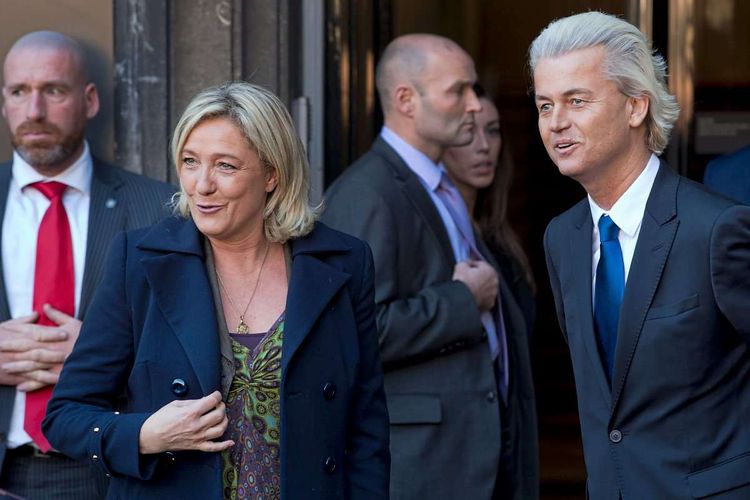 Marine Le Pen und Geert Wilders auf einem Archivbild aus 2013.