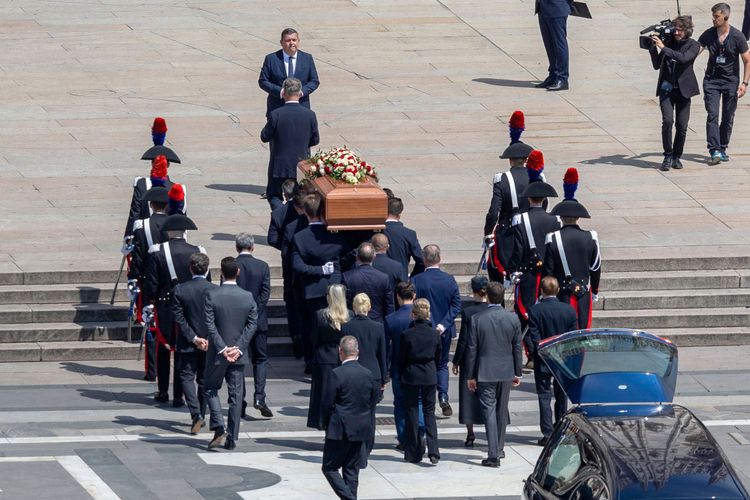 Trauerfeier Berlusconi Rom