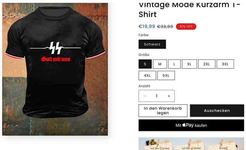 NS-Prozess um SS-T-Shirt gegen ahnungslosen Angeklagten