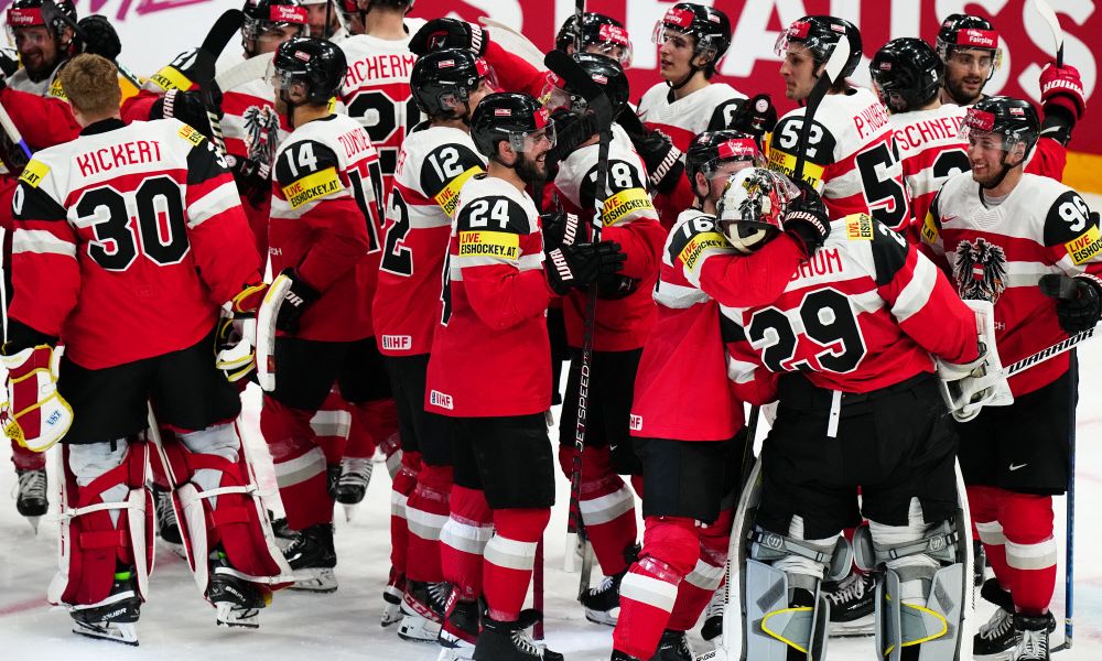 Austria's ice hockey team manages to stay up in the league after a