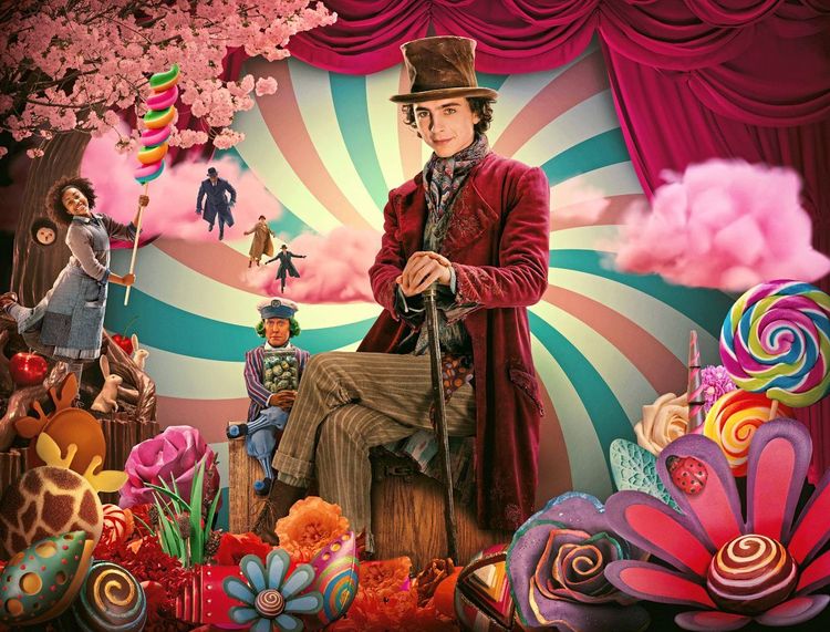 Willy Wonka Chalamet Ausstellung Glasgow