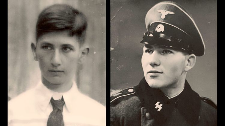 Archivfotos von Opa Peter, der als Kind vor den Nazis flüchten musste und SS-Soldat Opa Joachim.
