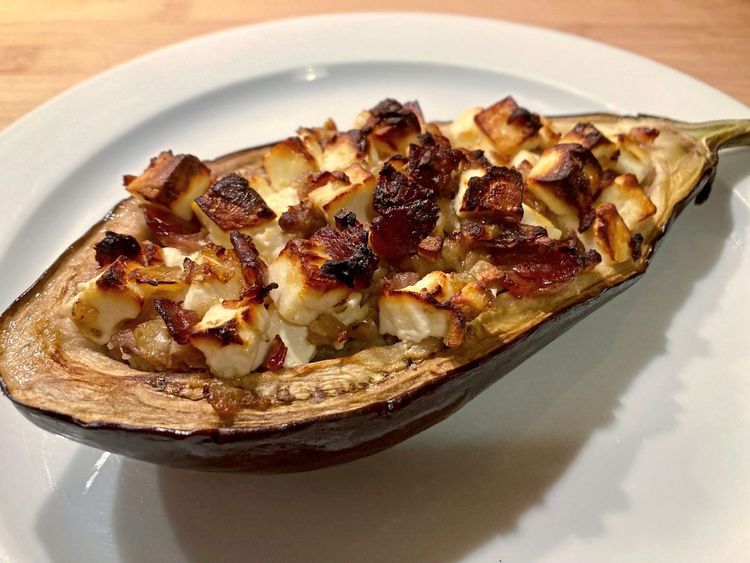 Rezept: Gefüllte Melanzani mit Prosciutto und Feta - Rezepte ...