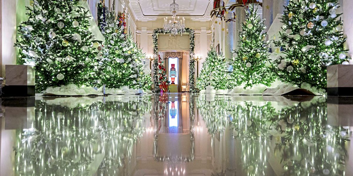 Weihnachtliche Bling-Bling-Orgie im Weißen Haus