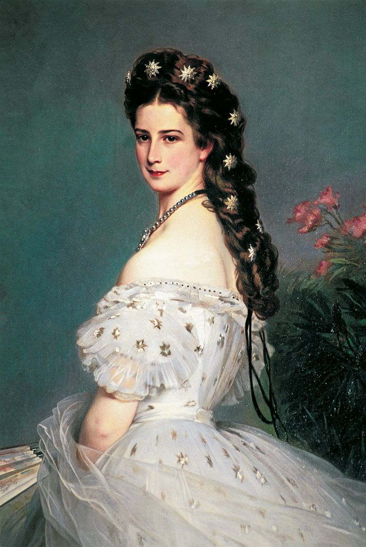 Die österreichische Kaiserin Elisabeth, genannt Sisi, im Porträt von Franz Xaver Winterhalter