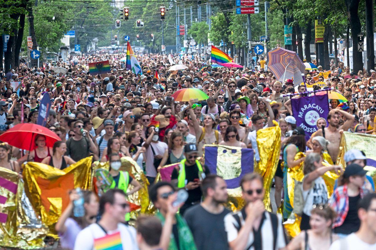Vienna Pride 2021 Weil ich "auch einmal heiraten möchte