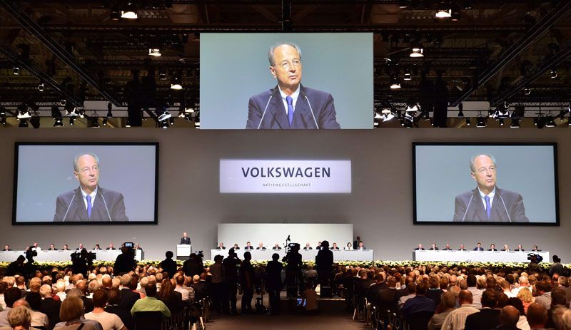 vw hauptversammlung kleinaktionäre lassen dampf ab automobil