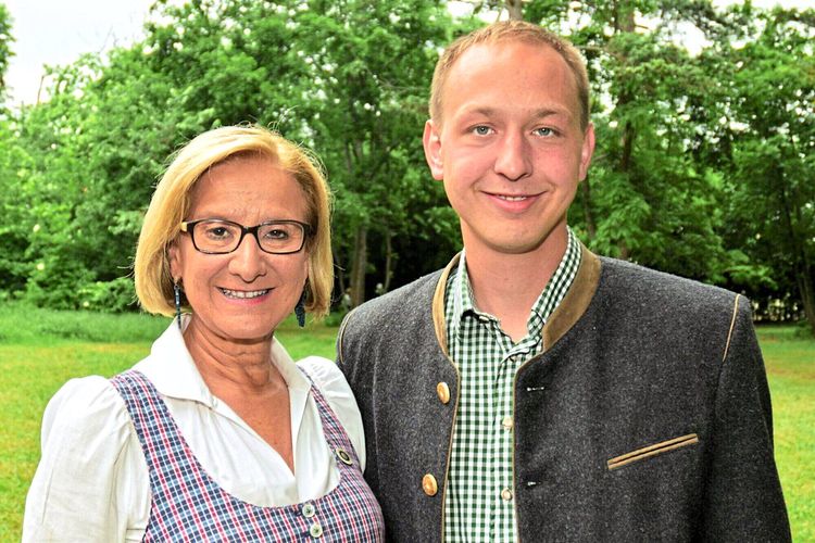 Johanna Mikl-Leitner und Florian Hofmann aus Pernersdorf