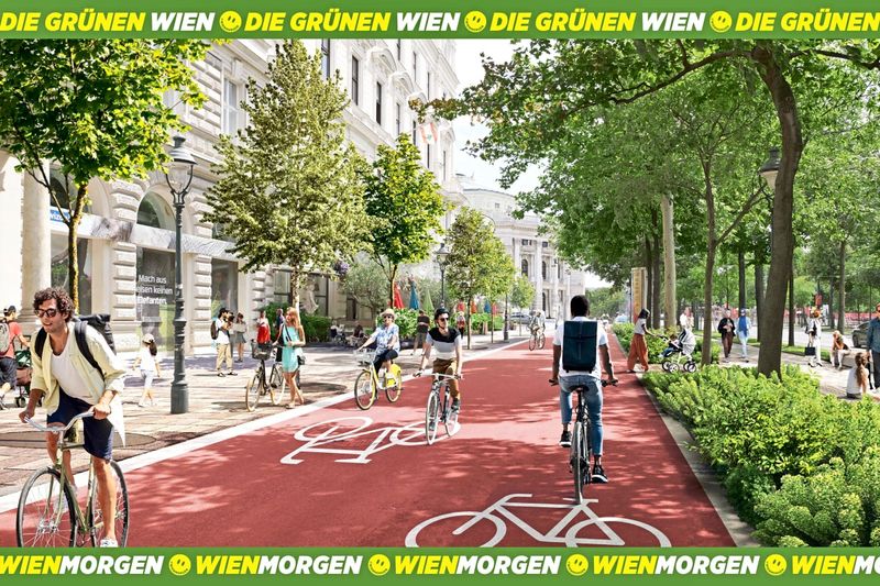 Grüne wollen autofreien Ring bei Song Contest – und dauerhaft Platz für Radfahrer