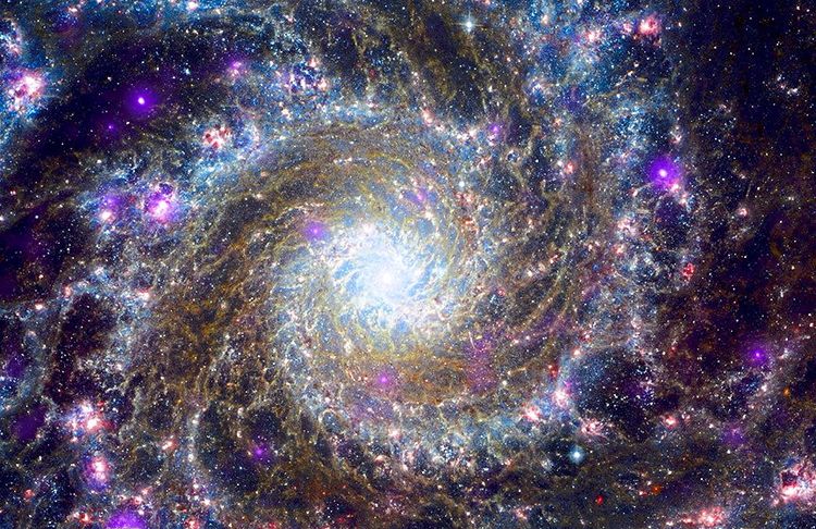 Galaxie Messier 74, aufgenommen von James Webb Teleskop