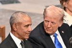 Trump deletes racist post about the Obamas, but insists: 'I did not make a mistake'.