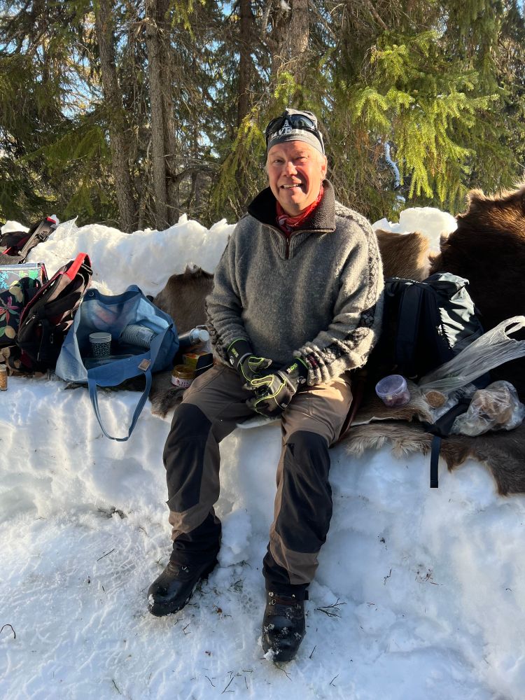 Peter Andersson gehört zu den wenigen samischen Familien in Mittelschweden