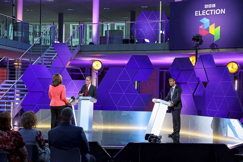 Schlagabtausch bei TV-Duell vor britischer Parlamentswahl