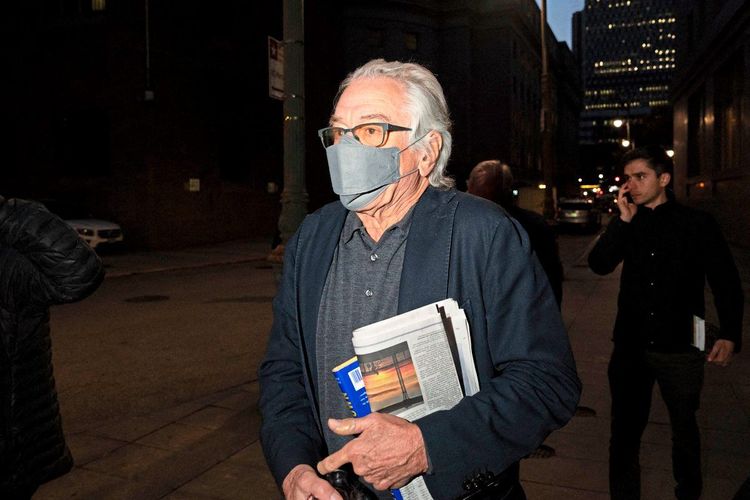 Robert De Niro auf dem Weg zum Gericht in New York City.