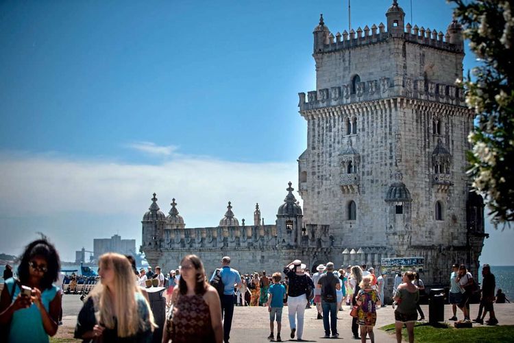 Der Torre de Belém in Lissabon