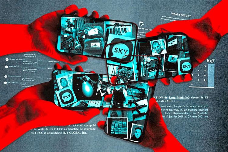 Handys mit Sky Logos und Bildern