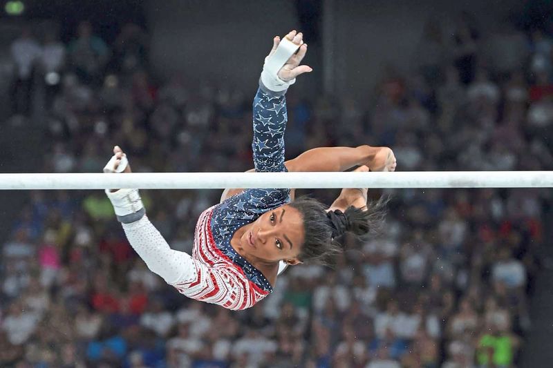 Simone Biles besiegte die Dämonen und sammelt Gold