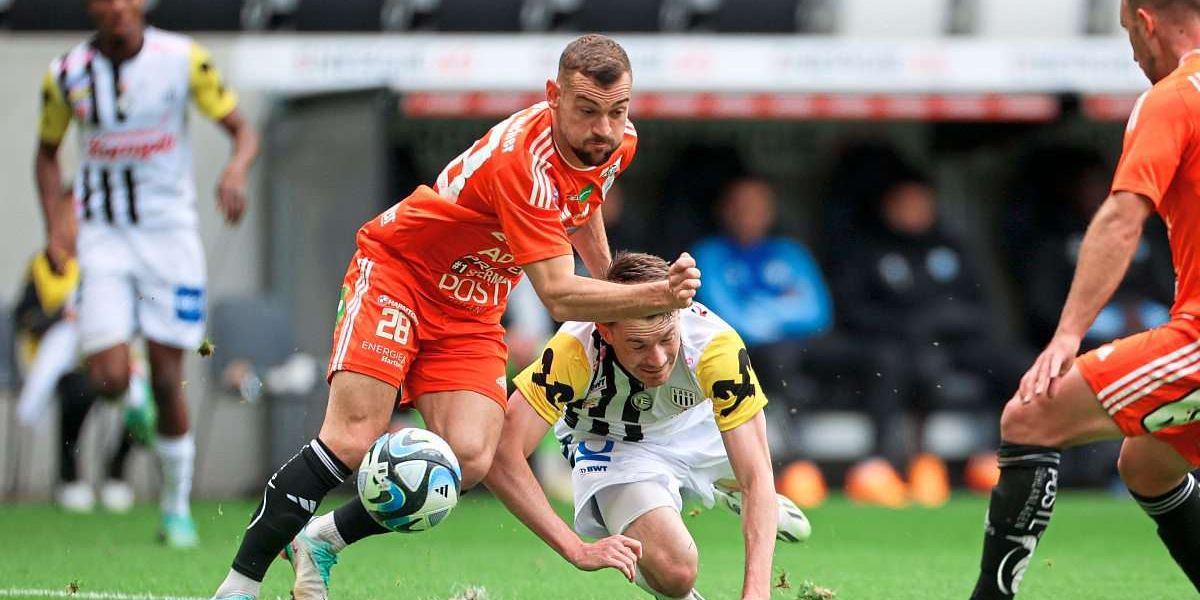 LASK lost to Hartberg 1:3 in the Bundesliga