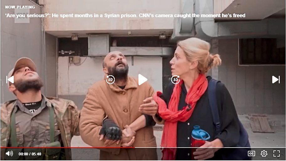 "Mein Gott, das Licht": CNN-Bericht über syrischen Gefangenen ...