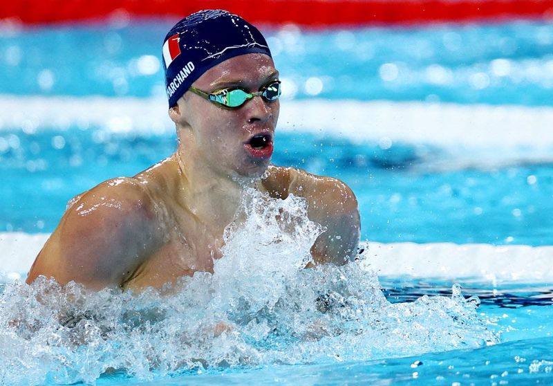 Tag 7 im Ticker: Jungstar Léon Marchand holt im Schwimmen die vierte Goldene in Paris