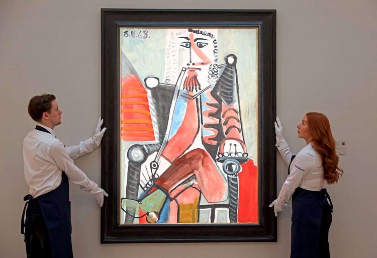 'Homme a la pipe' von Pablo Picasso wurde für 13 Millionen Pfund verkauft.