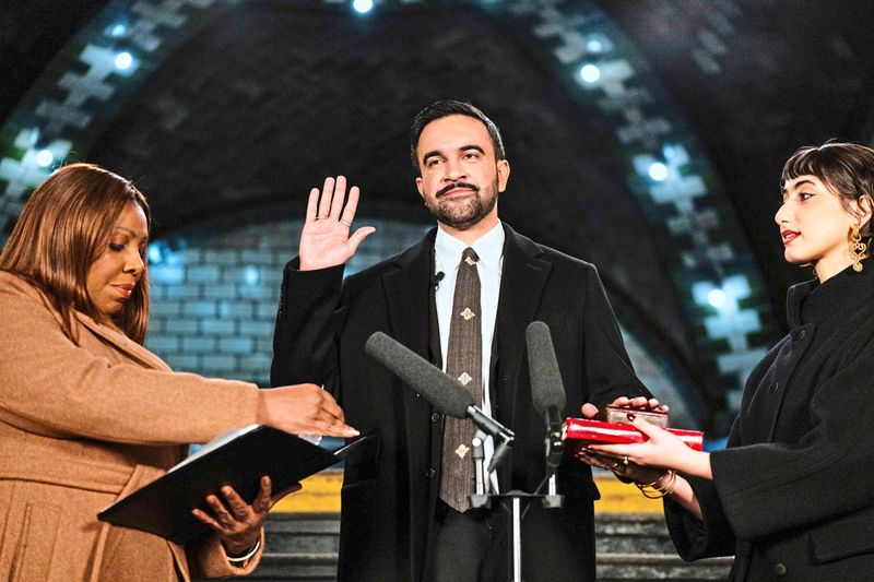 Zohran Mamdani als Bürgermeister von New York vereidigt