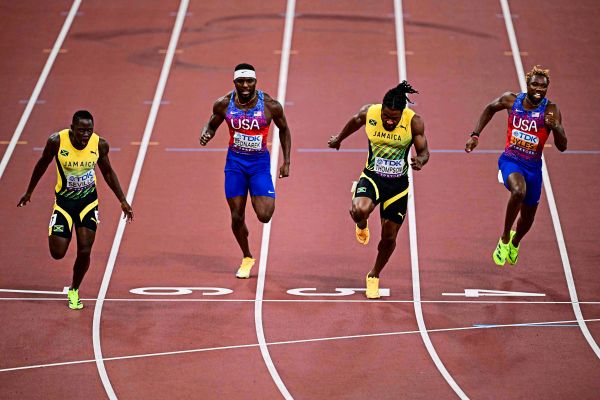 Melissa-Jefferson-Wooden-und-Olique-Seville-holen-WM-Titel-ber-100-Meter