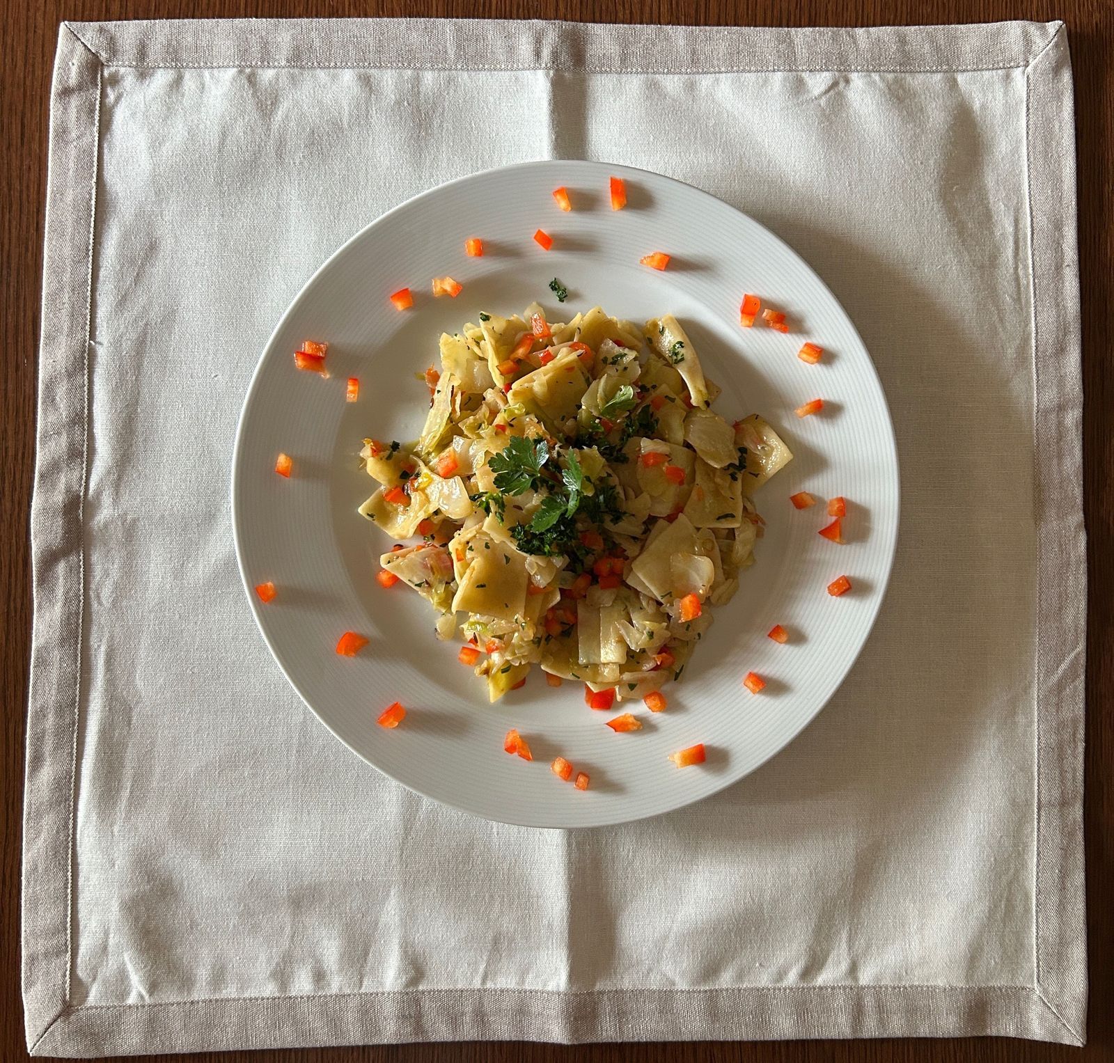 Vegane Krautfleckerl