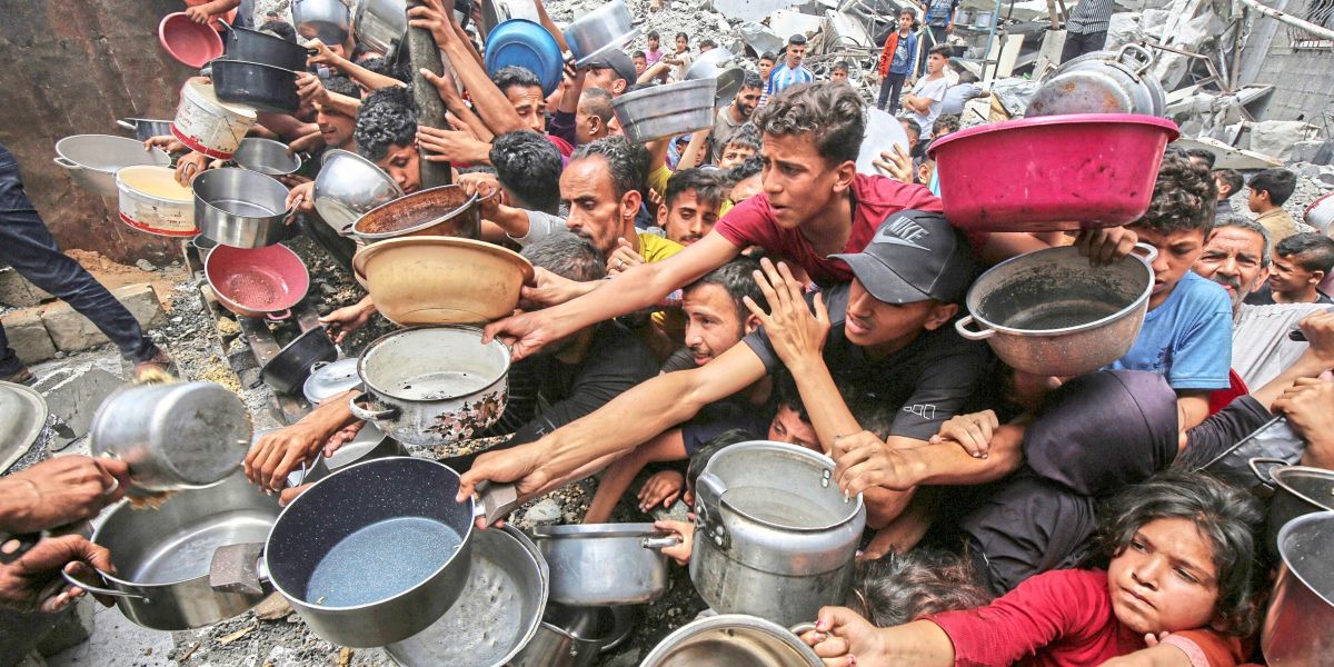 Ganz Gaza steht am Beginn einer – völlig vermeidbaren – Hungerkatastrophe