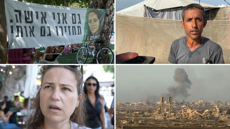 Wie denken Palästinenser und Israelis über die Gaza-Verhandlungen?