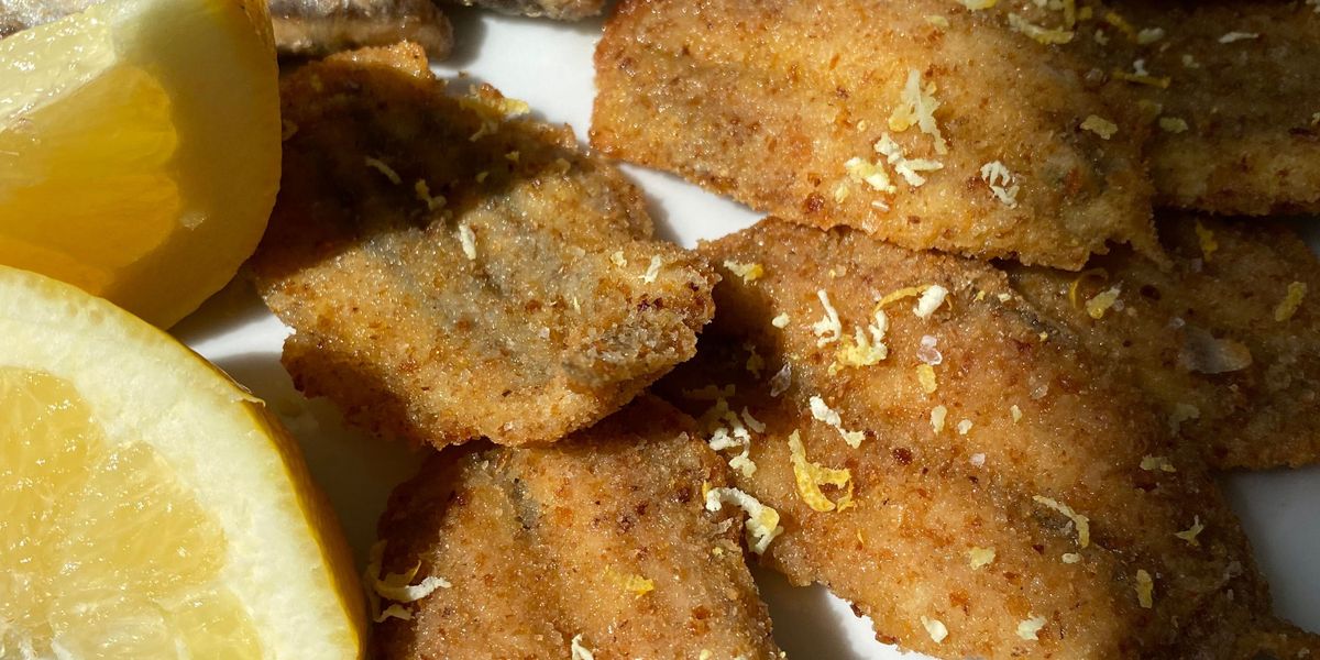 The fishy schnitzel: anchovy schnitzel or Cotolette di Alici – greetings from the kitchen