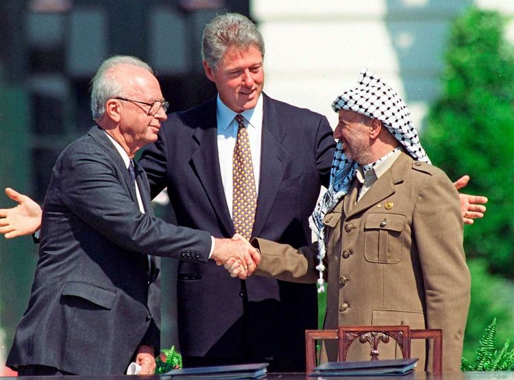 Rabin, Clinton, Arafat