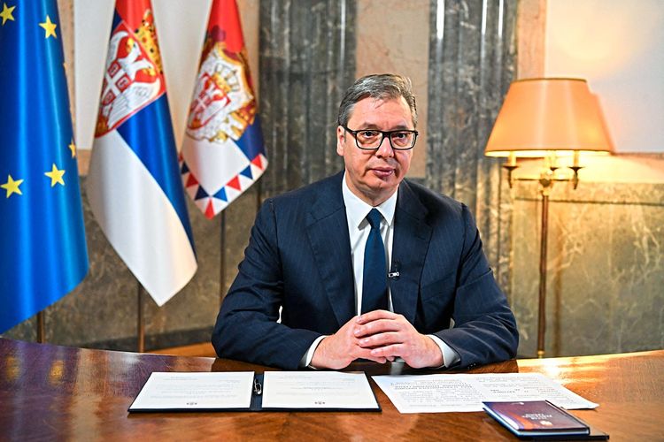 Aleksandar Vučić löste das serbische Parlament auf.