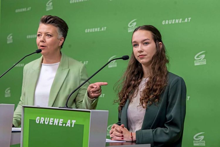 Lena Schilling Grüne Kritik Vorwürfe Pressekonferenz