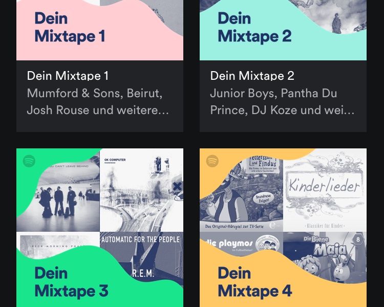 "Dein Mixtape" Spotify führt selbstlernende Playlisten ein