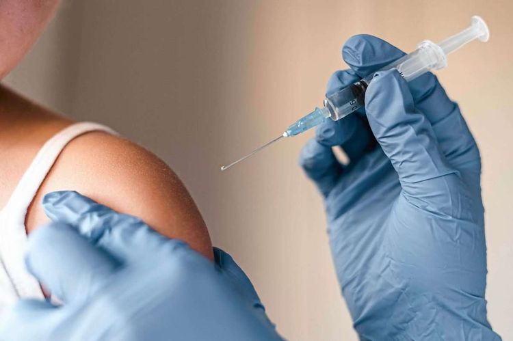Impfung mit Nadel