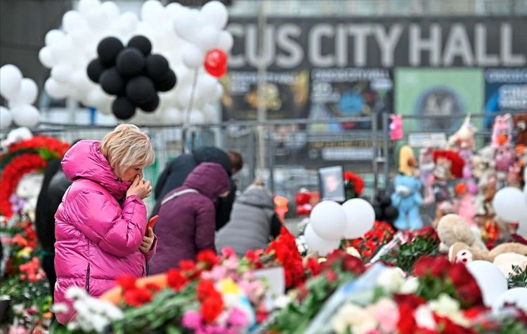 Trauer nach dem Terroranschlag in Russland.