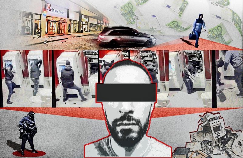 50-Kilo-Tresortür verfehlte Security nur knapp: Bankomat-Bomber-Bande drohen zehn Jahre Haft