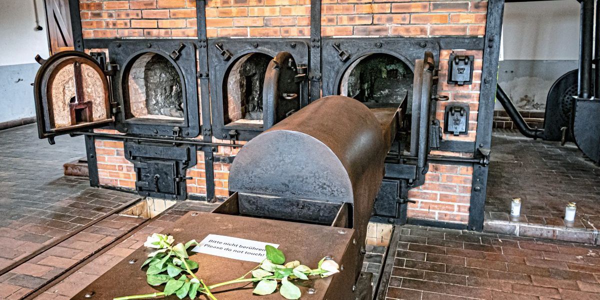 Schilder An Der Gedenkstätte Buchenwald Mit Hakenkreuzen Bemalt ...