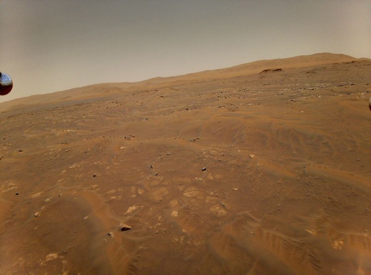 Ein Luftbild von Mars