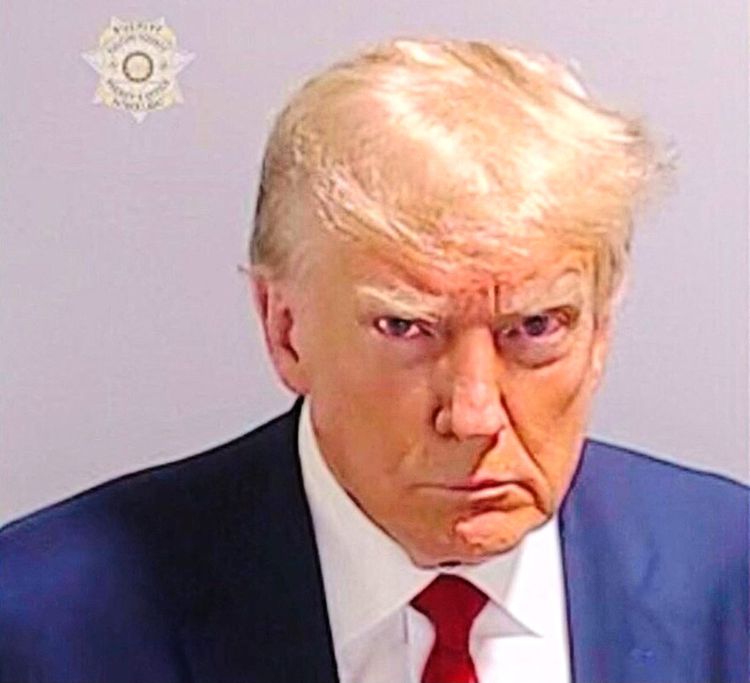 Das Gefängnisfoto von Donald Trump