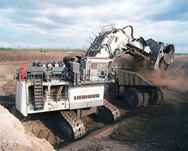 I dieci più grandi escavatori del mondo Liebherr-R996B