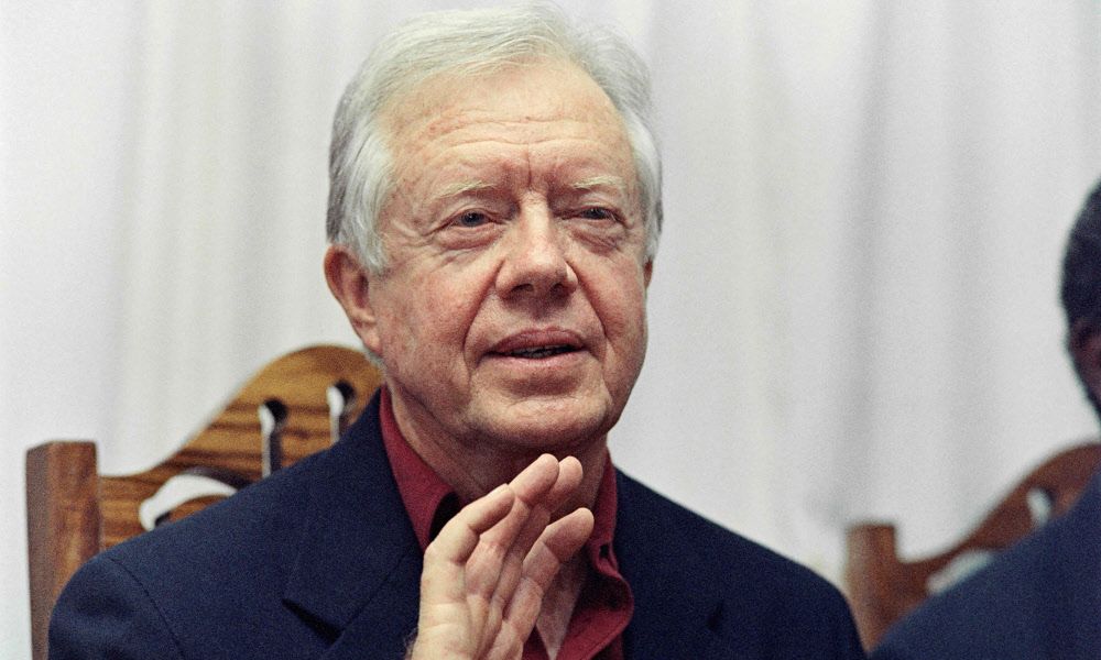 Ehemaliger USPräsident Jimmy Carter will im Familienkreis sterben