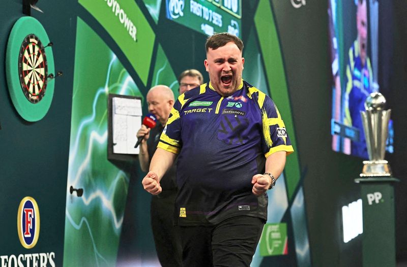 Dartsweltmeister Luke Littler wirft alle aus dem Ally Pally
