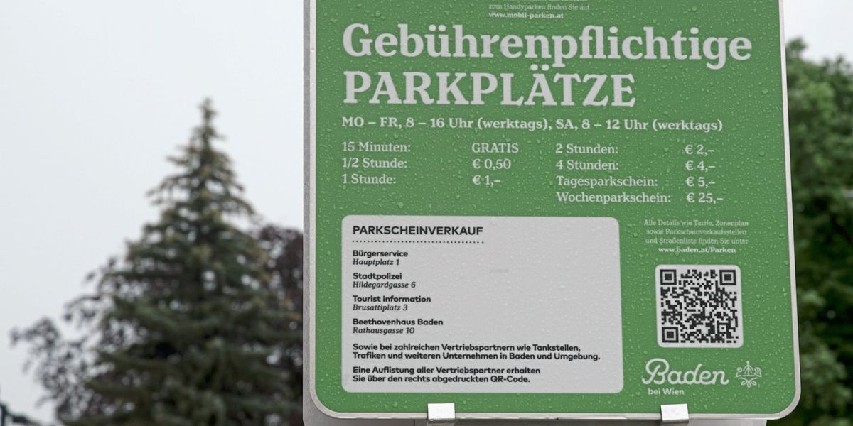 Zwist ums Parken in der Kurstadt Baden - Niederösterreich -   › Inland