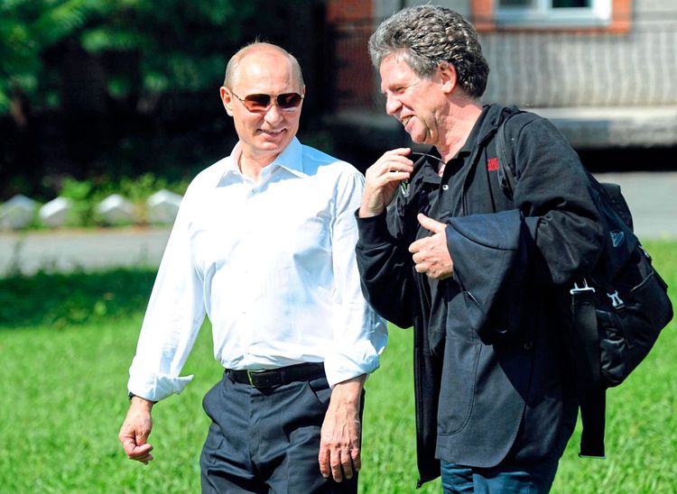 Der russische Präsident Wladimir Putin und der Journalist Hubert Seipel im Jahr 2013.