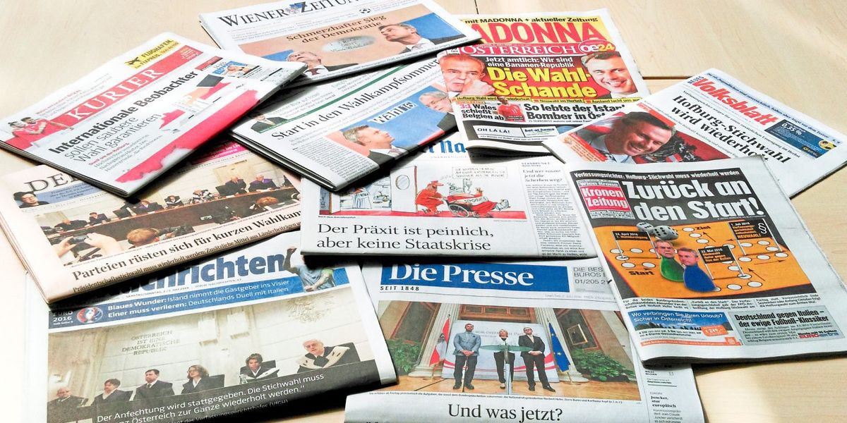 Frauen werden in österreichischen Tageszeitungen weniger als halb so oft erwähnt wie Männer ...