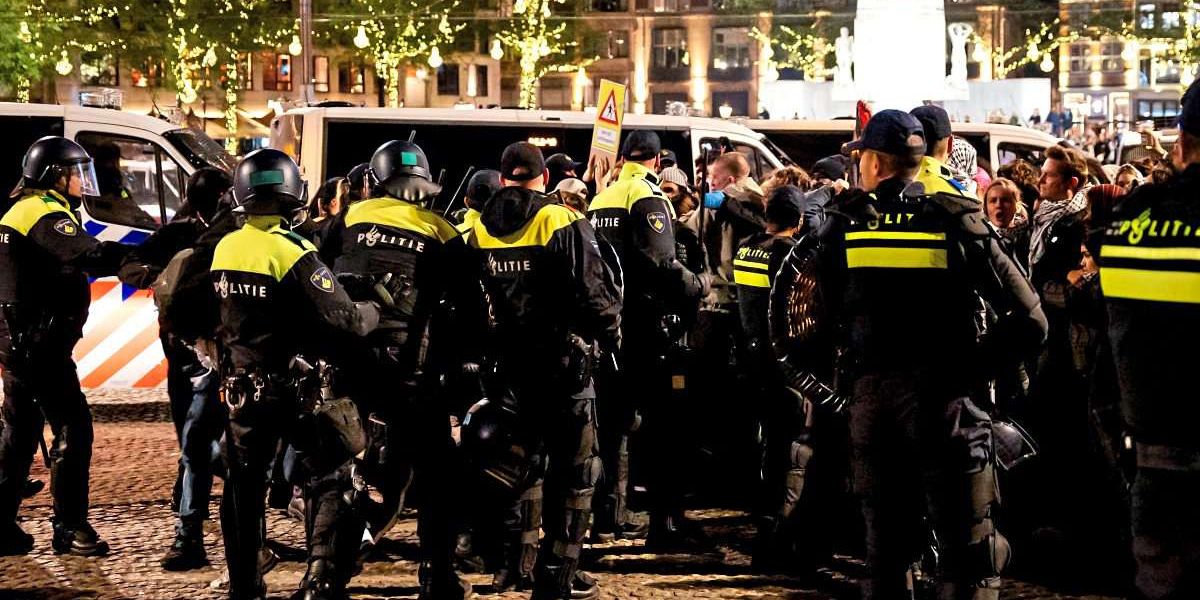 Pro-Palestinian demonstrators arrested in Amsterdam – Middle East conflict