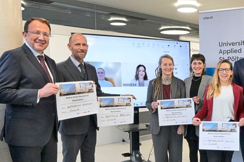 St. Pölten benennt Preise an FH nach dem Bürgermeister, der sie im Wahlkampf übergibt