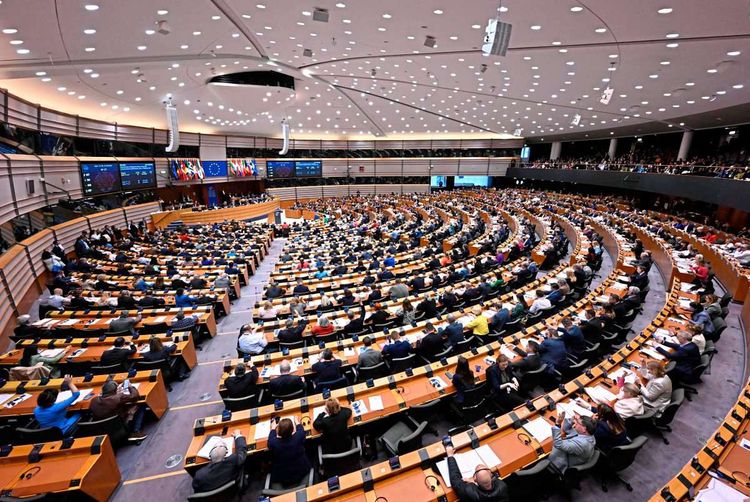 Plenarsaal des EU-Parlaments